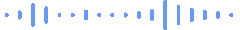 Vertical lines representing audio