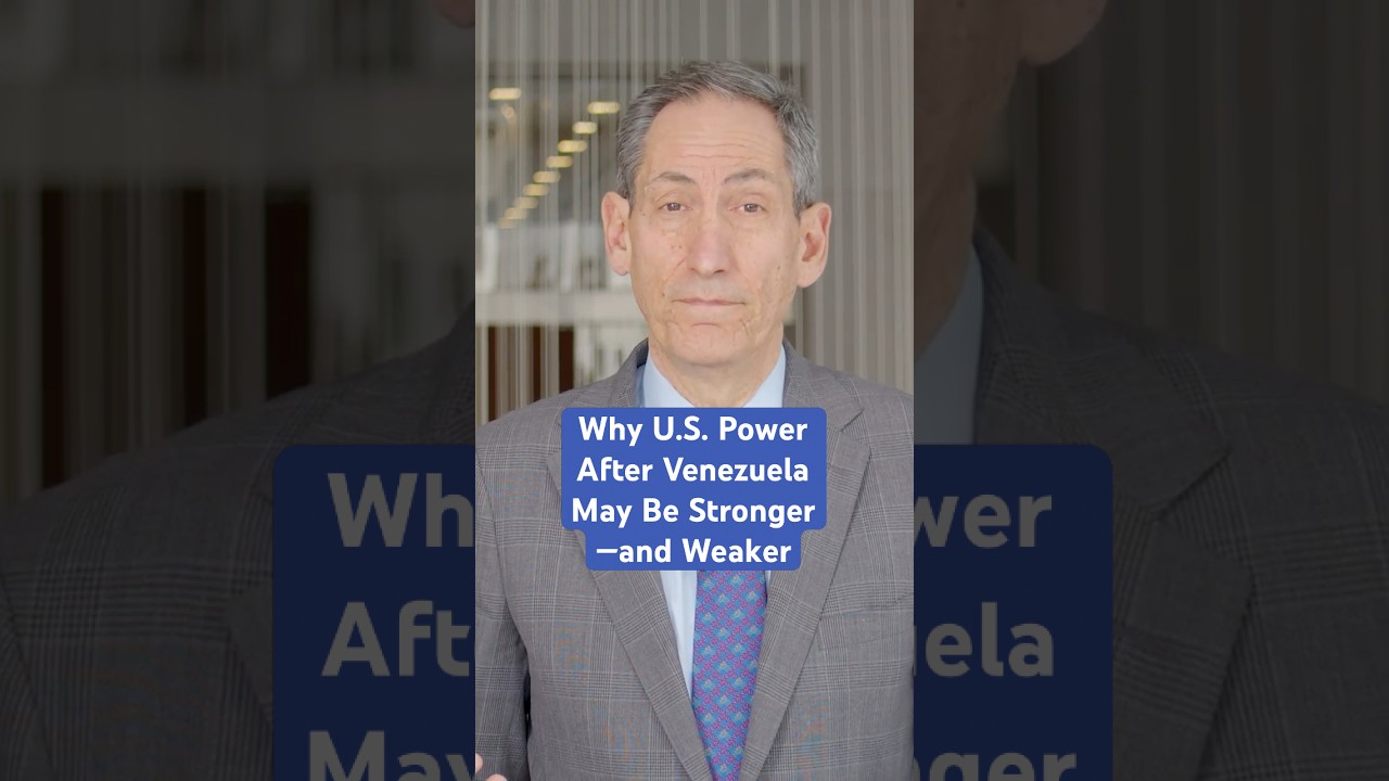 Video Thumbnail for <span>Why U.S. Power After Venezuela May Be Stronger—and Weaker</span>
